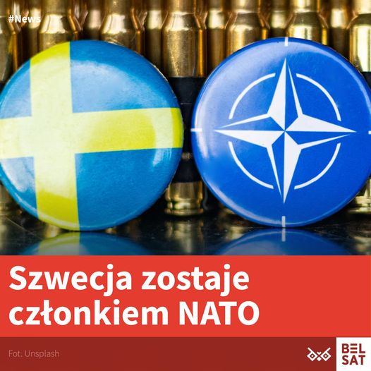 Departament Stanu USA przekazał że warunki akcesji Szwecji do NATO