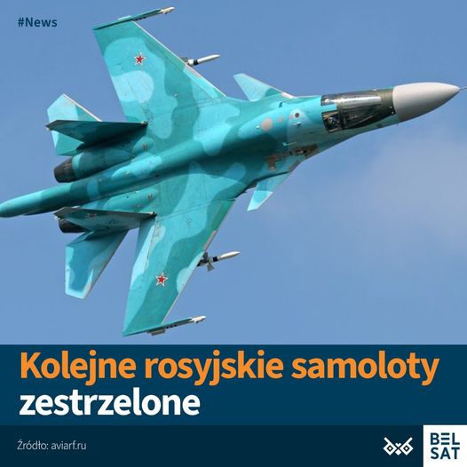 Ukraińcy Zestrzelili Wczoraj Rosyjski Bombowiec Su-34 I Myśliwiec Su-30 ...