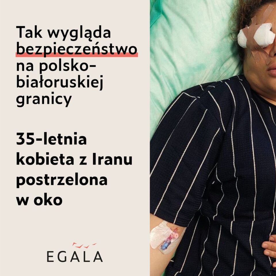 35-letnia kobieta z Iranu została postrzelona w oko na polsko-białoruskiej granicy!…