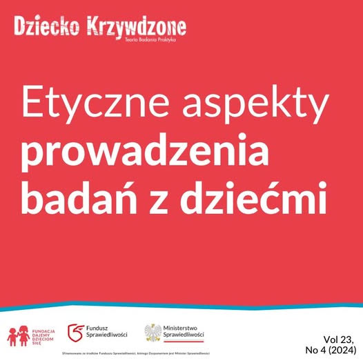 Czy prowadząc badania z udziałem najmłodszych, pamiętamy o ich dobrostanie?